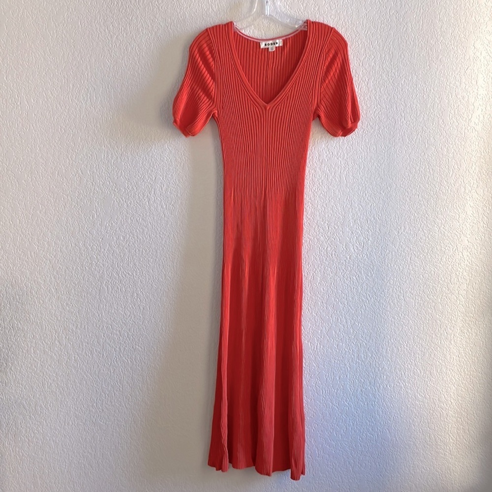 Boden Ribbed Bodycon Maxi Dress